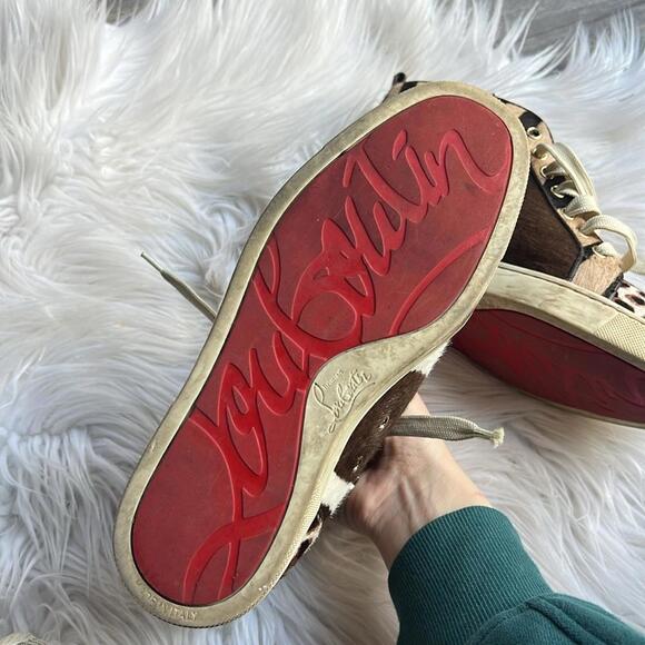 Christian Louboutin Rantus Orlato Leather Sneaker leopard - Picture 2 of 9